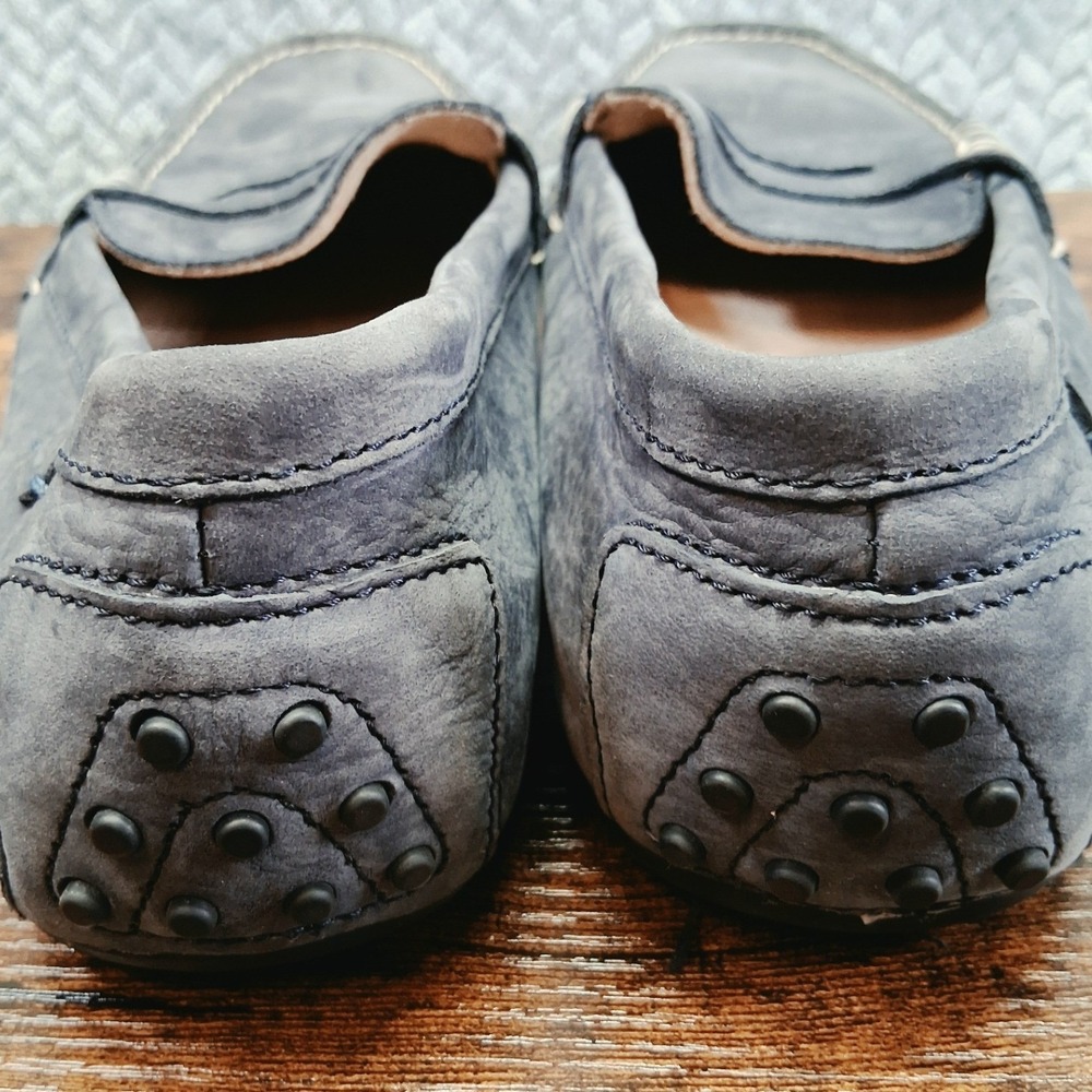 Polo Ralph Lauren Wes-SO-DRV Navy Blue Leather Driving Loafers Mens 9.5D - Picture 10 of 12